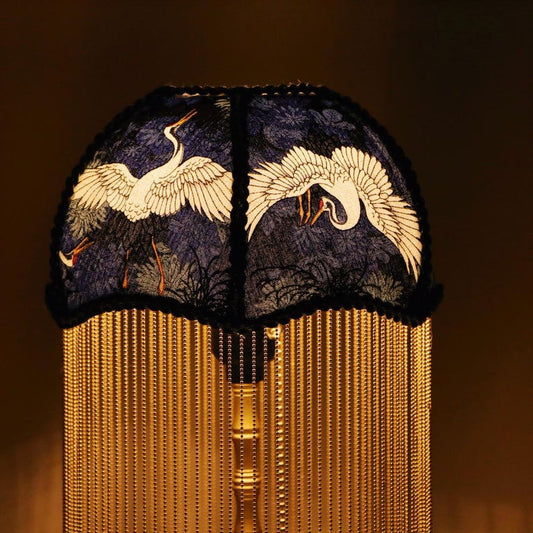 Taoist Style Crane Lamp