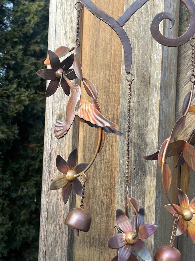 Handmade Hummingbird Wind Chime